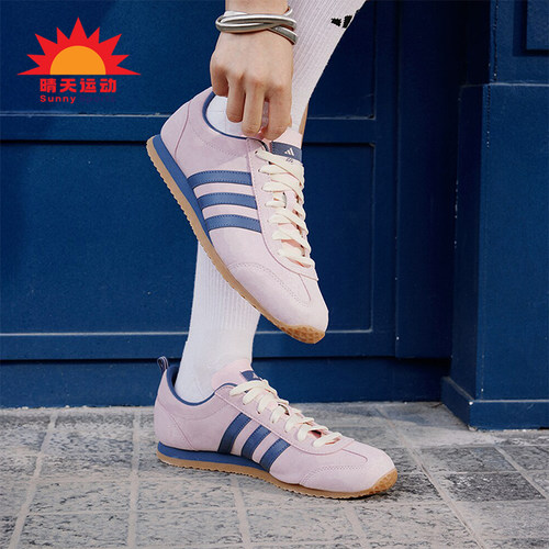 Adidas/阿迪达斯正品VS JOG 2.0 男女款薄底运动休闲鞋JS4442