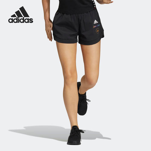 Adidas/阿迪达斯正品当季新款女子透气时尚运动短裤HE9955