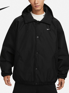 Nike/耐克正品冬季新款男子运动休闲保暖连帽夹克棉服FB7853