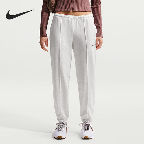 Nike/耐克正品2026春季款女士中腰针织刺绣长裤IF0233-051