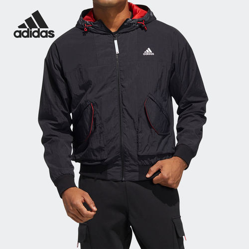 Adidas/阿迪达斯官方正品立领训练男子夹克外套HC0266