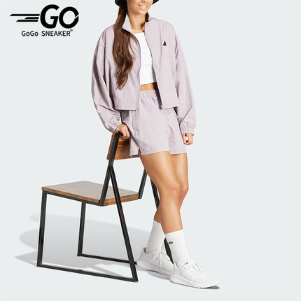 Adidas/阿迪达斯正品时尚休闲透气夏季女士宽松运动套装IS0918