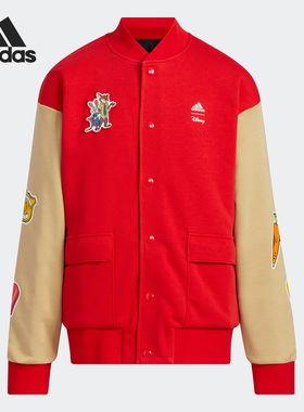 Adidas/阿迪达斯正品冬季新款儿童运动双面穿夹克外套IB7748