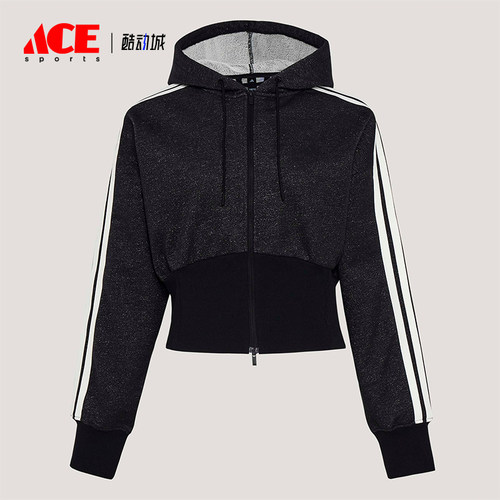 Adidas/阿迪达斯正品2026年新款女士经典休闲运动连帽夹克KX8905
