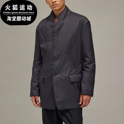 Adidas/阿迪达斯正品Y-3男士单排扣立领长袖夹克外套IW7492