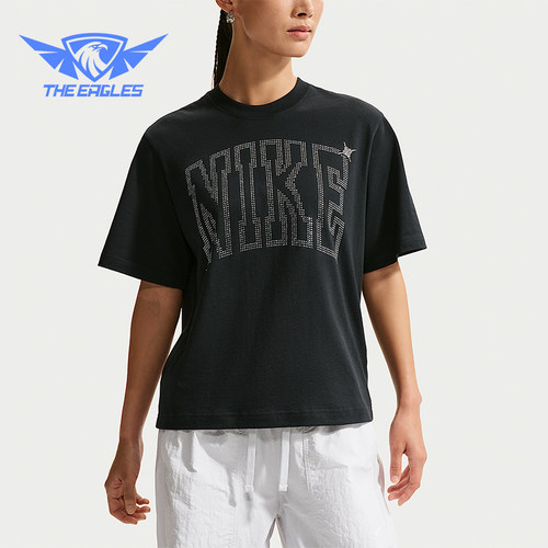 Nike/耐克正品Sportswear女士宽松运动休闲经典短袖T恤IR7839-010