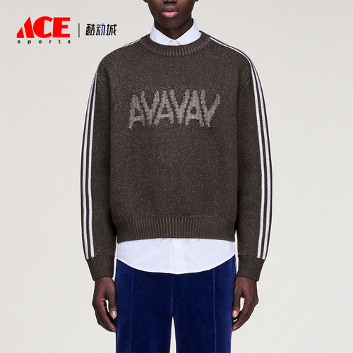 Adidas/阿迪达斯正品三叶草AVKNITSWEATER经典休闲针织衫JZ0620