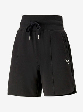Puma/彪马正品运动女子休闲透气针织跑步五分短裤676692-01
