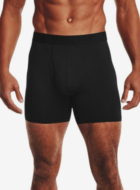 UA/安德玛正品Tech Mesh 6in 2 Pack男士运动弹力内裤1363623-001
