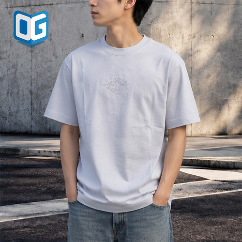 Nike/耐克正品JORDAN男士休闲圆领舒适轻盈短袖T恤DX5783-085