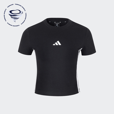 Adidas/阿迪达斯正品W 3S SJ BABY T女士短款透气短袖JY8570