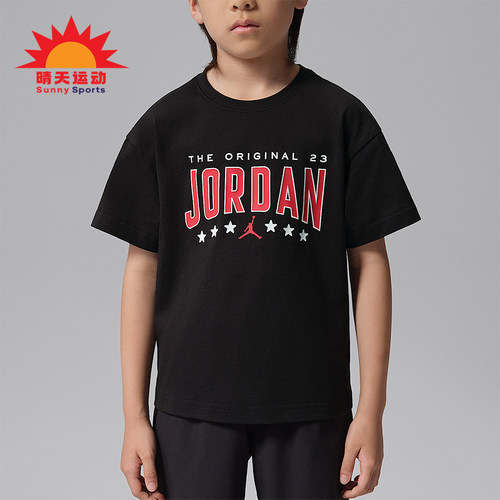 Nike/耐克正品Jordan小童经典时尚印花运动短袖T恤IZ7210-010