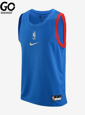 Nike/耐克正品运动男士圆领透气经典休闲复古无袖背心DR2275-435