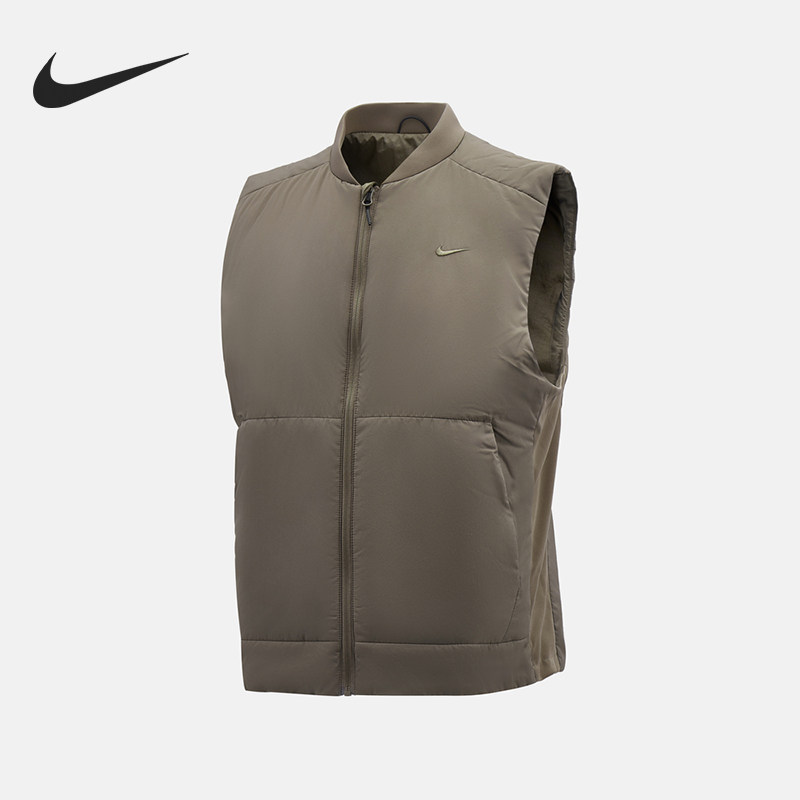 Nike/耐克官方正品2025冬季款男士保暖跑步立领棉马甲FB7554-289