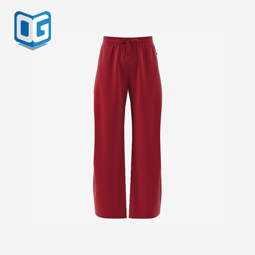 Adidas/阿迪达斯正品2025春女士运动时尚梭织经典直筒长裤JM8792