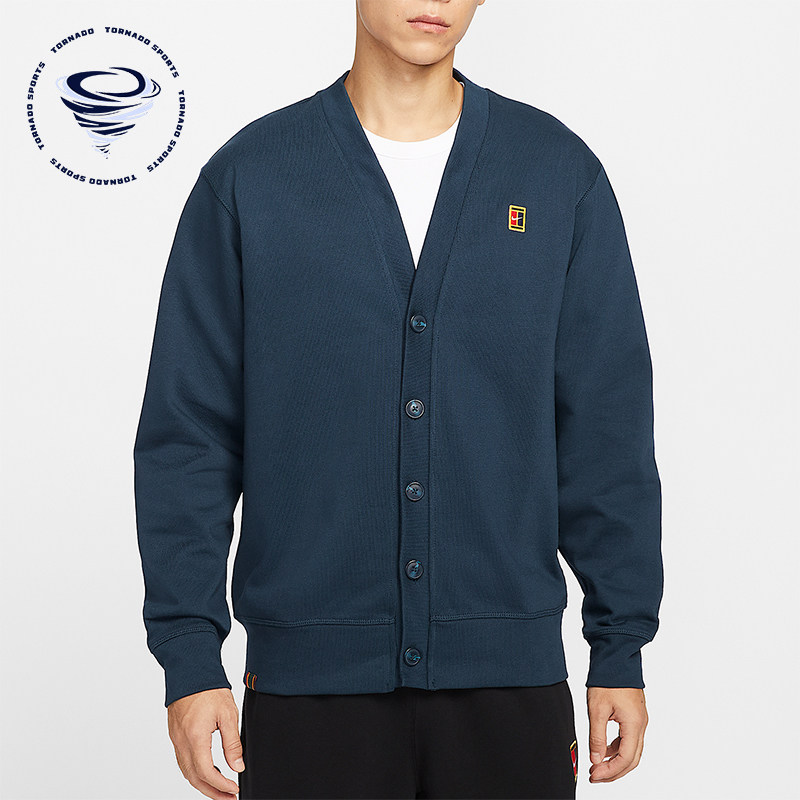 Nike/耐克正品Court Fairway男士长袖针织休闲运动开衫IM9362-478