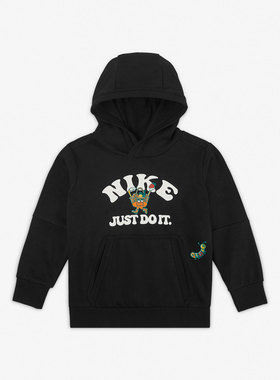 Nike/耐克正品春季套头连帽衫小童运动休闲卫衣 DR9986-010