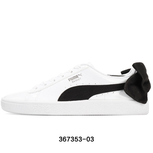 Puma/彪马正品秋季新款 蝴蝶结漆皮 女子休闲运动板鞋367353