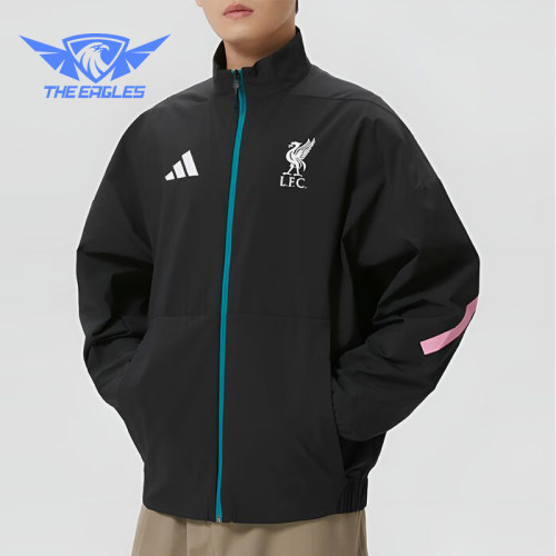 Adidas/阿迪达斯正品LFC ANTH JKT男士经典拉链运动外套JZ0138