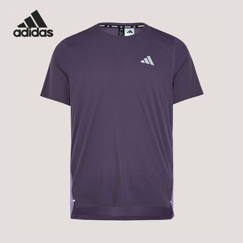 Adidas/阿迪达斯正品春季男士跑步训练透气圆领短袖T恤KZ5038