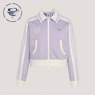 Adidas/阿迪达斯正品三叶草女士亲肤透气经典休闲针织夹克KY2151