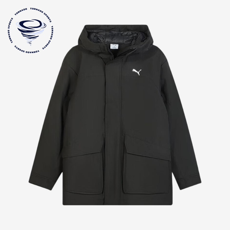 Puma/彪马正品连帽保暖拒寒防风拒水机能风经典男羽绒服692778-01