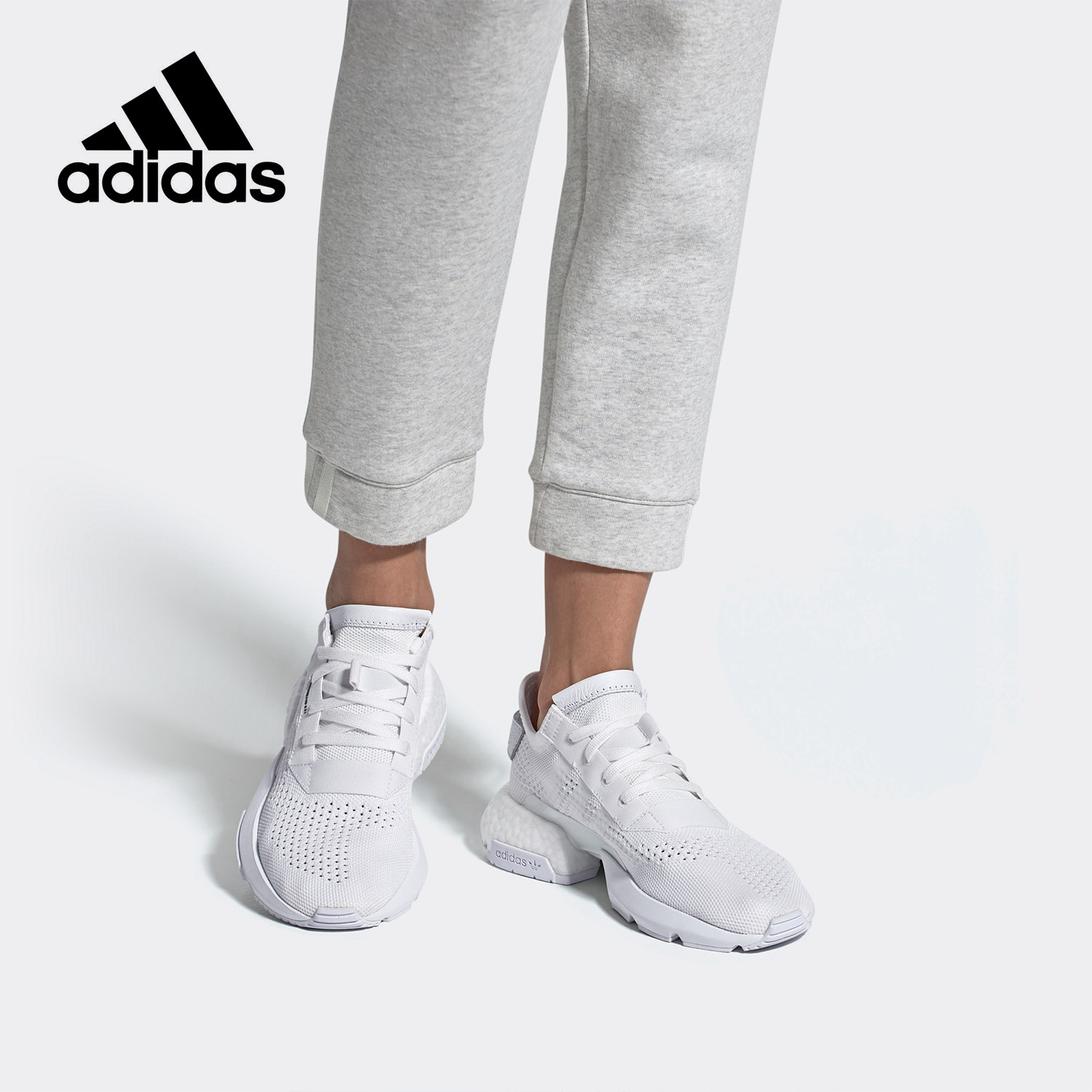 Adidas/阿迪达斯官方正品 三叶草Boost男女经典休闲运动鞋 DB2698
