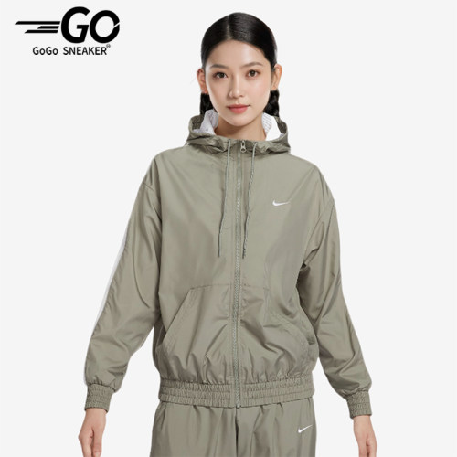 耐克女士运动训练防风夹克外套