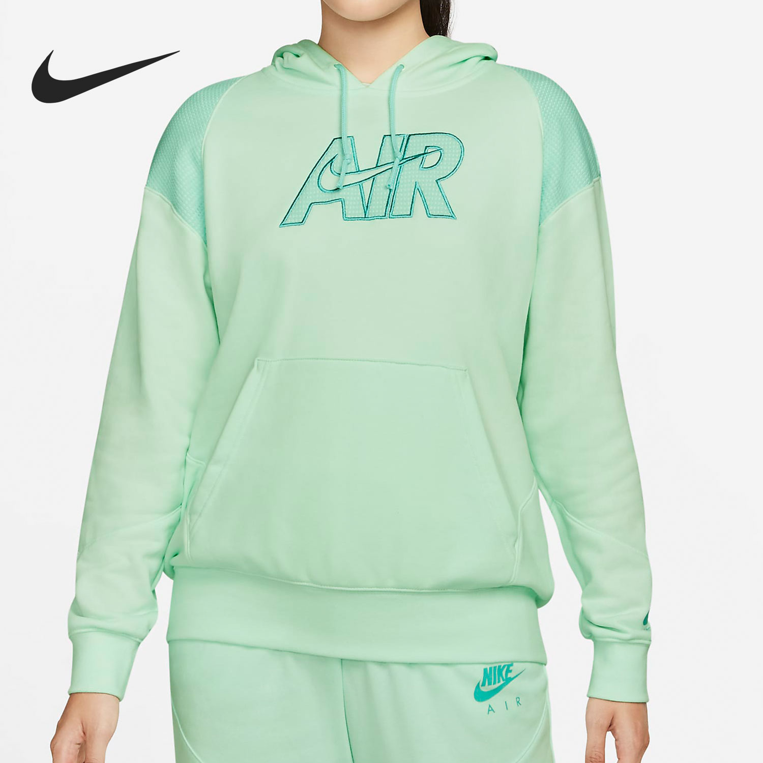 Nike/耐克正品当季新款女子连帽时尚休闲卫衣DM6060-394