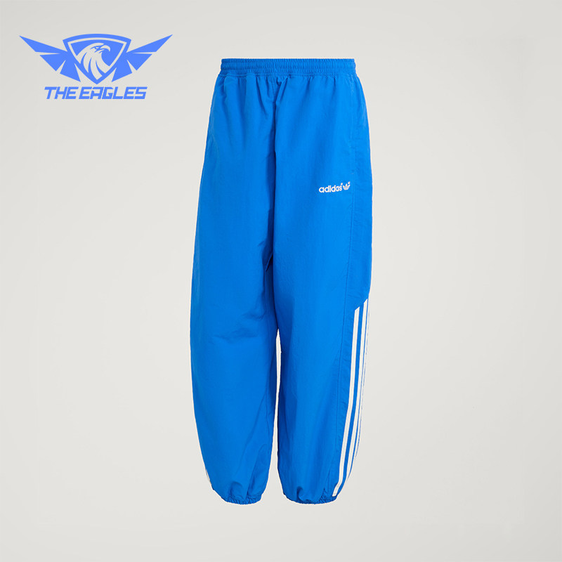 Adidas阿迪达斯正品Vista Wind男女宽松网眼拼接运动裤LF3027