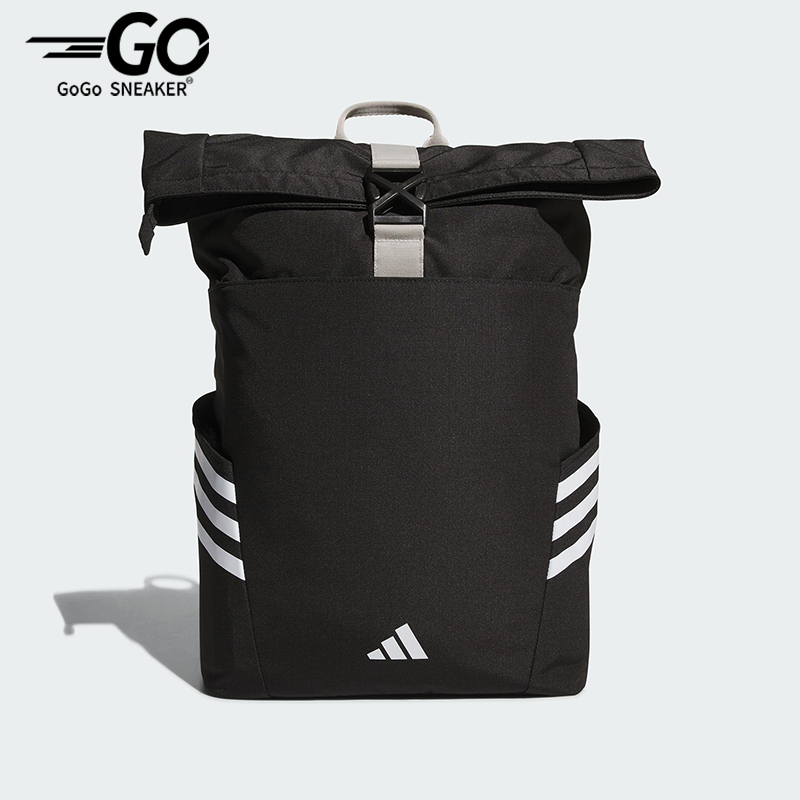 Adidas/阿迪达斯正品ROLL TOP BP男女大容量经典运动双肩包KC0270
