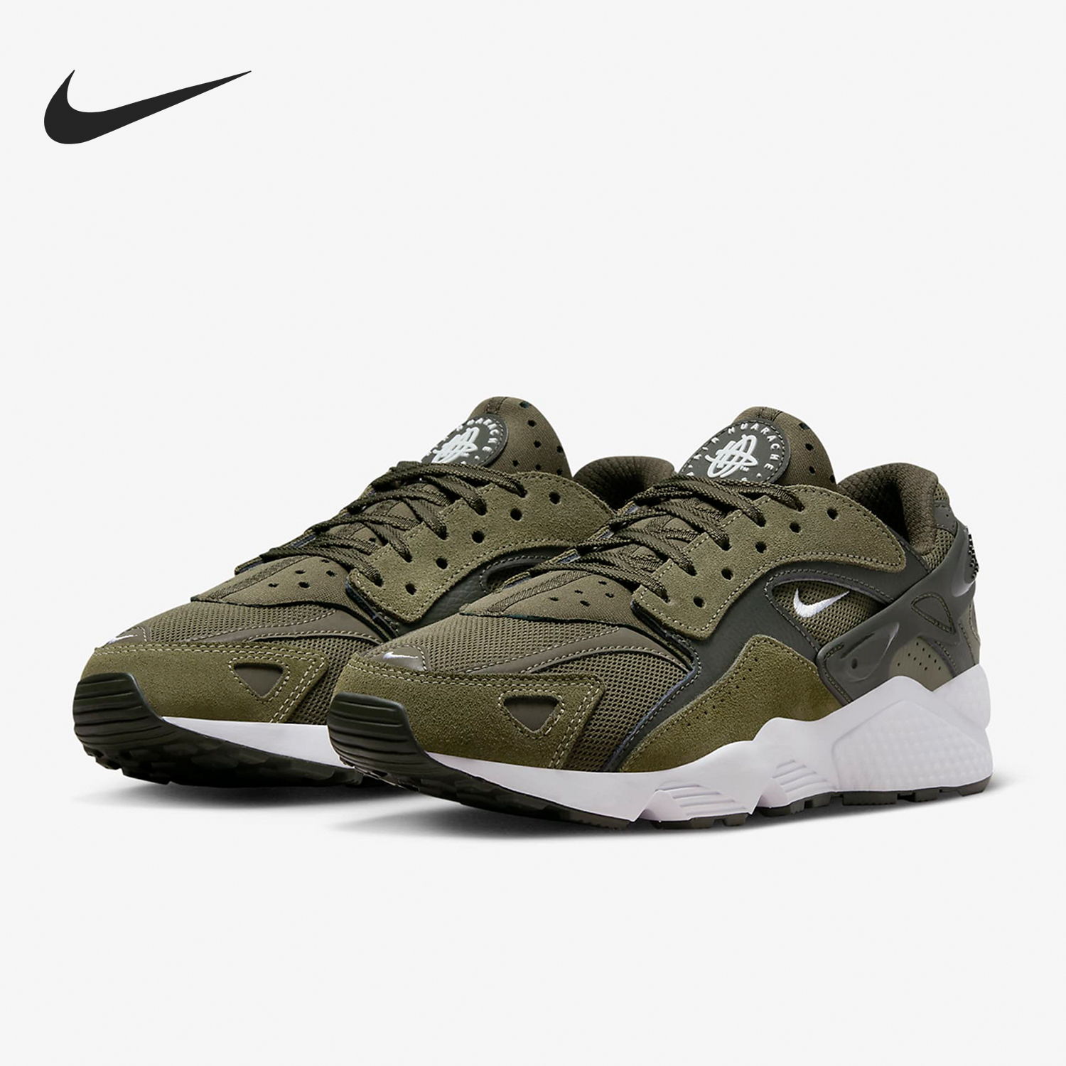 Nike/耐克官方正品Air Huarache Runner男子老爹运动鞋DZ3306-300
