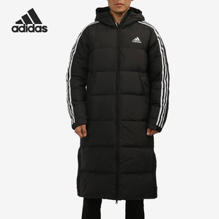 Adidas/阿迪达斯正品男女冬季户外运动长款鸭绒羽绒服 H20760