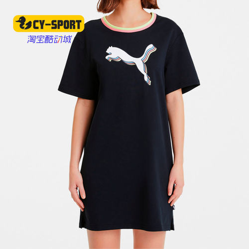 Puma/彪马正品夏季女子新款拼色连衣裙 CELEBRATION 584157