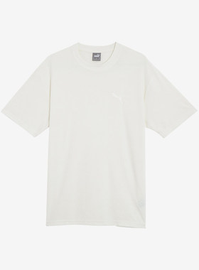 Puma/彪马正品TOWELING CAT男士圆领休闲简约宽松毛巾布短袖