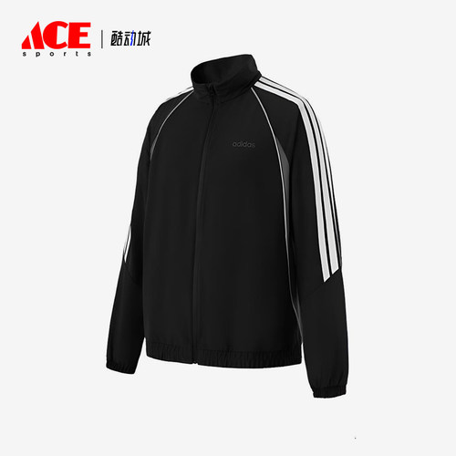 Adidas/阿迪达斯正品春秋男士运动立领轻质长袖夹克外套KB5655