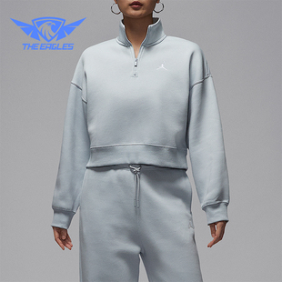 043 JORDAN女士休闲加绒针织立领运动卫衣IH2392 Nike 耐克正品