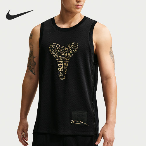 Nike/耐克正品夏季男士透气轻薄圆领T恤篮球运动背心IF4978-010