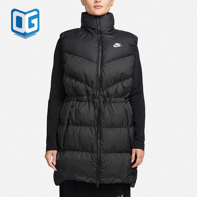 Nike/耐克正品冬季女士时尚保暖宽松立领运动羽绒马甲FN0031-010
