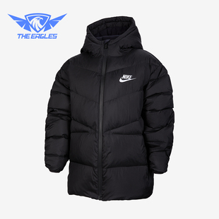 羽绒服IQ3182 Nike 大童运动保暖拉链经典 Windrunner 010 耐克正品