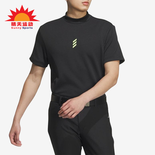 Adidas/阿迪达斯正品CodeChaos男士套头半高领经典短袖T恤JJ0222