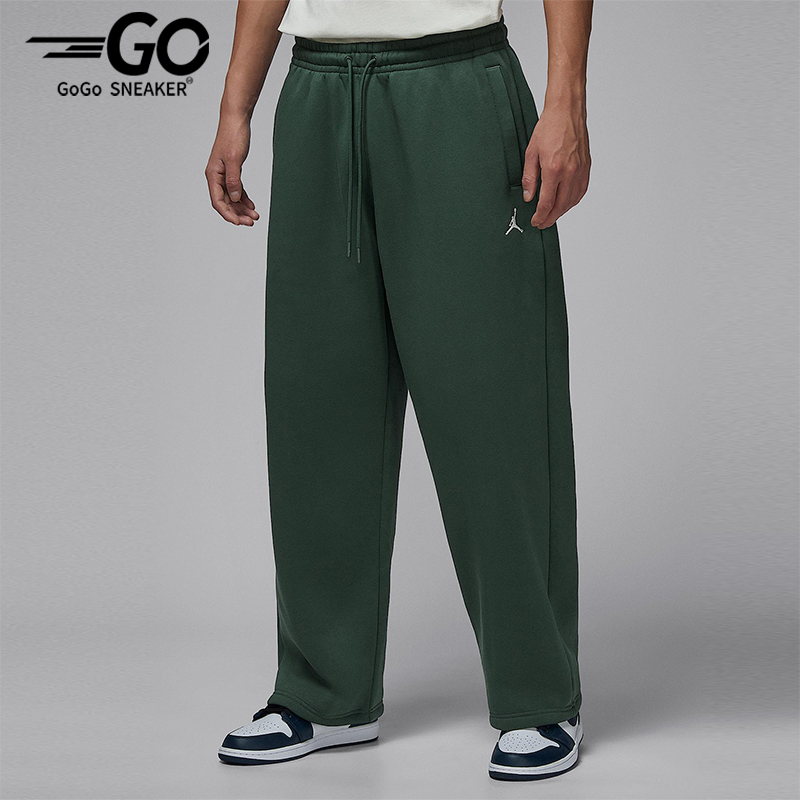 Nike/耐克正品JORDAN男士休闲运动刺绣宽松针织长裤IB7239-316