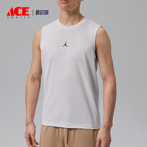 Nike/耐克正品JORDAN男士舒爽透气简约经典日常背心T恤IF0890-100