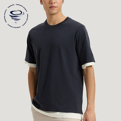 Adidas/阿迪达斯正品COTTON T-SHIRT男士简约日常短袖T恤KG0823