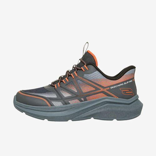 Skechers斯凯奇正品MICROSPEC大童厚底系带休闲鞋404220L-BBLM