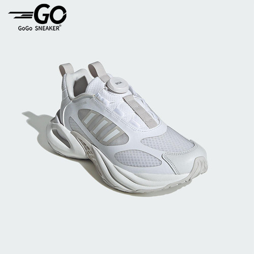 Adidas/阿迪达斯正品2025 GS女子大童缓震经典透气跑步鞋JS4062
