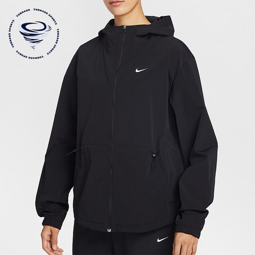 Nike/耐克正品春秋女士运动连帽简约宽松休闲夹克外套IF1167-010