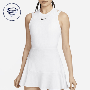 Nike/耐克正品Dri-FIT女士时尚透气网球运动连衣裙FD5660-100