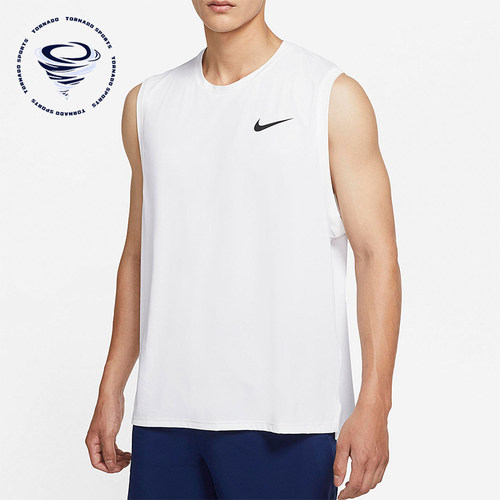 Nike/耐克正品夏季新款男士跑步经典训练无袖背心T恤CZ1185-100
