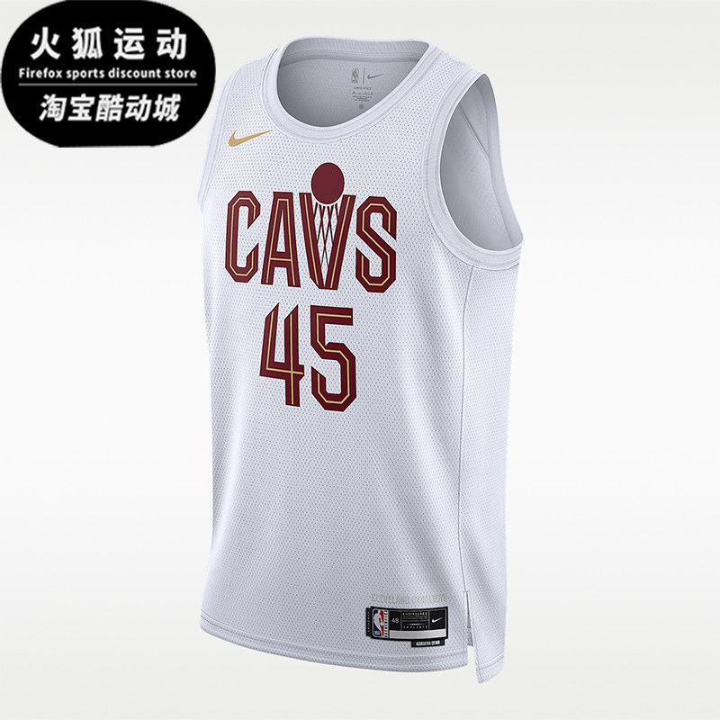 Nike/耐克正品NBASwingman新款男白酒红色经典休闲球衣DN2073-108